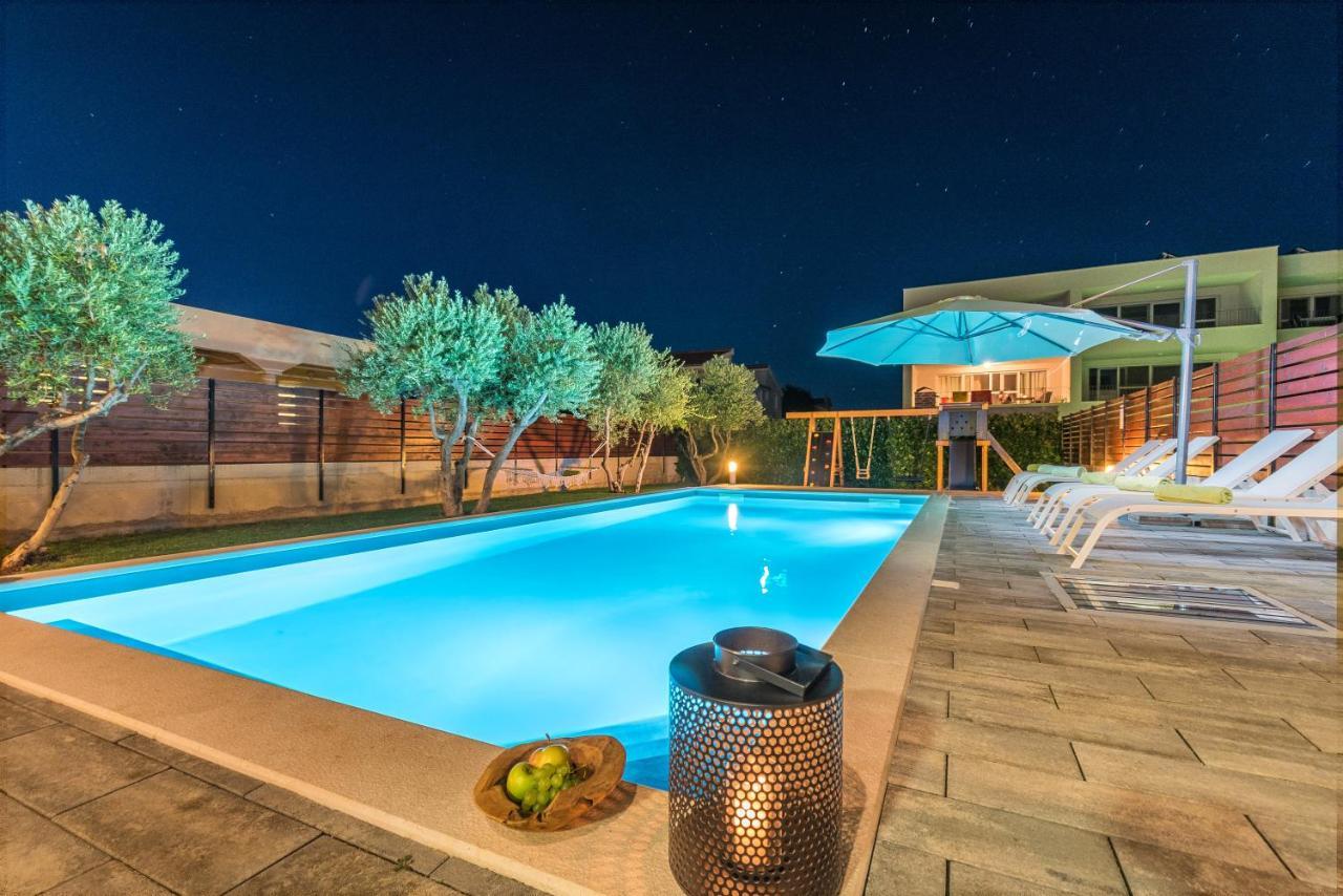 Sukošan Villa Olea With Heated Pool And Jacuzzi מראה חיצוני תמונה