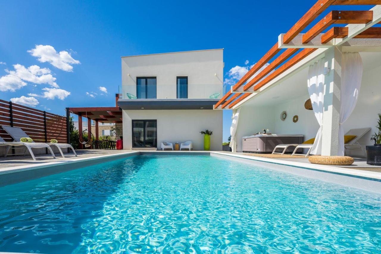 Sukošan Villa Olea With Heated Pool And Jacuzzi מראה חיצוני תמונה